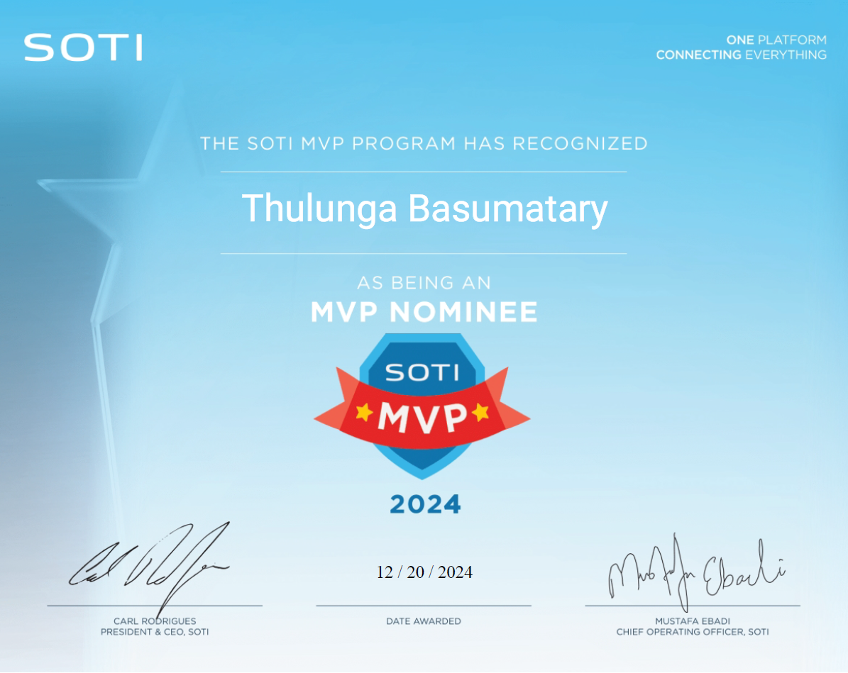 Thulunga Basumatary - Software Developer MVP